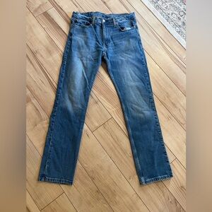 Levi Men's Blue Straight-Leg Jeans